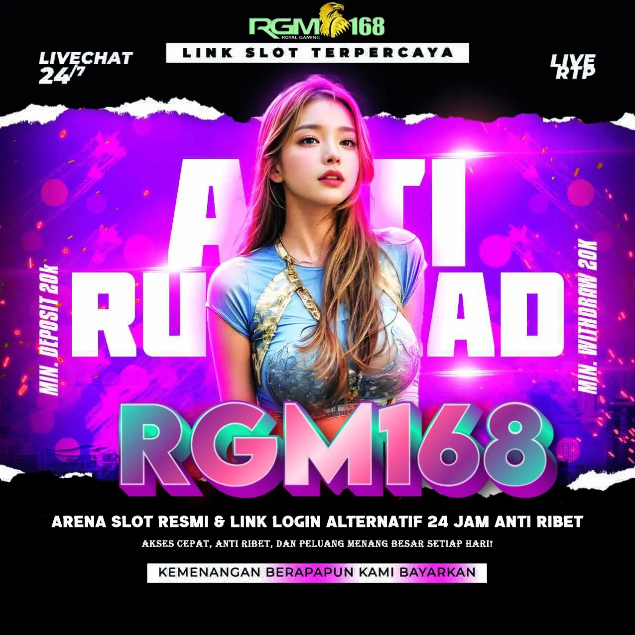 RGM168 | Arena Slot Resmi & Link Login Alternatif 24 Jam Anti Ribet